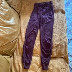Maroon Lululemon Dance Studio Mid-Rise Jogger
Full Length